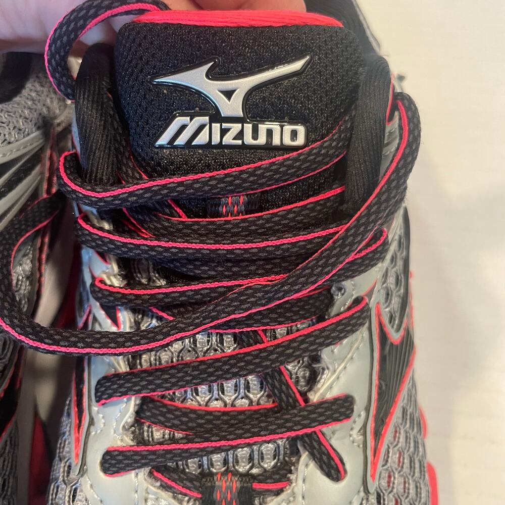 Mizuno Women's Wave Enigma 6W gray  pink running shoes athletic sneakers gym - Picture 7 of 15